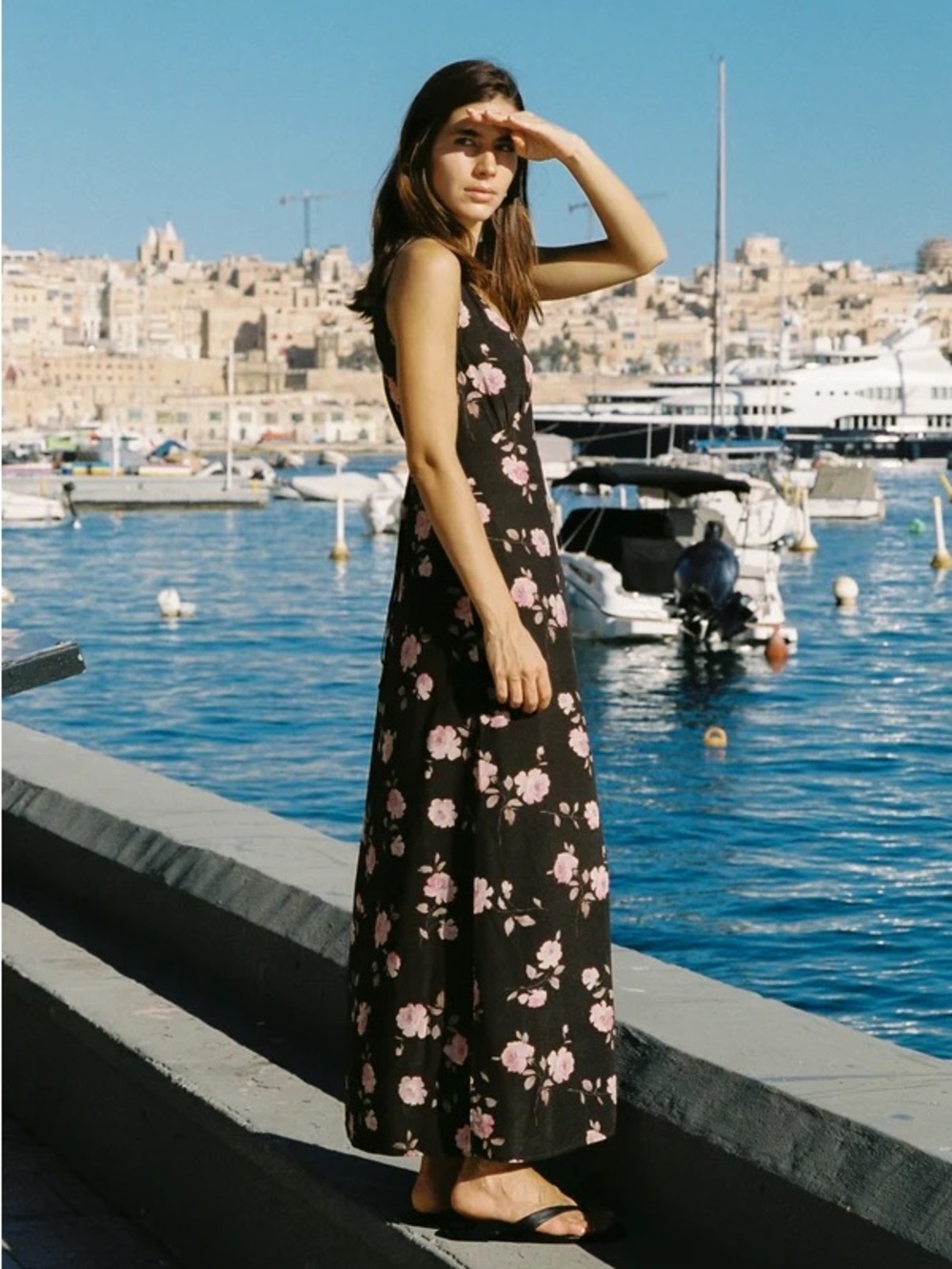Auguste The Label - Floral Maxi Dress - River Maxi Dress - Nova Rose - M - NWT
